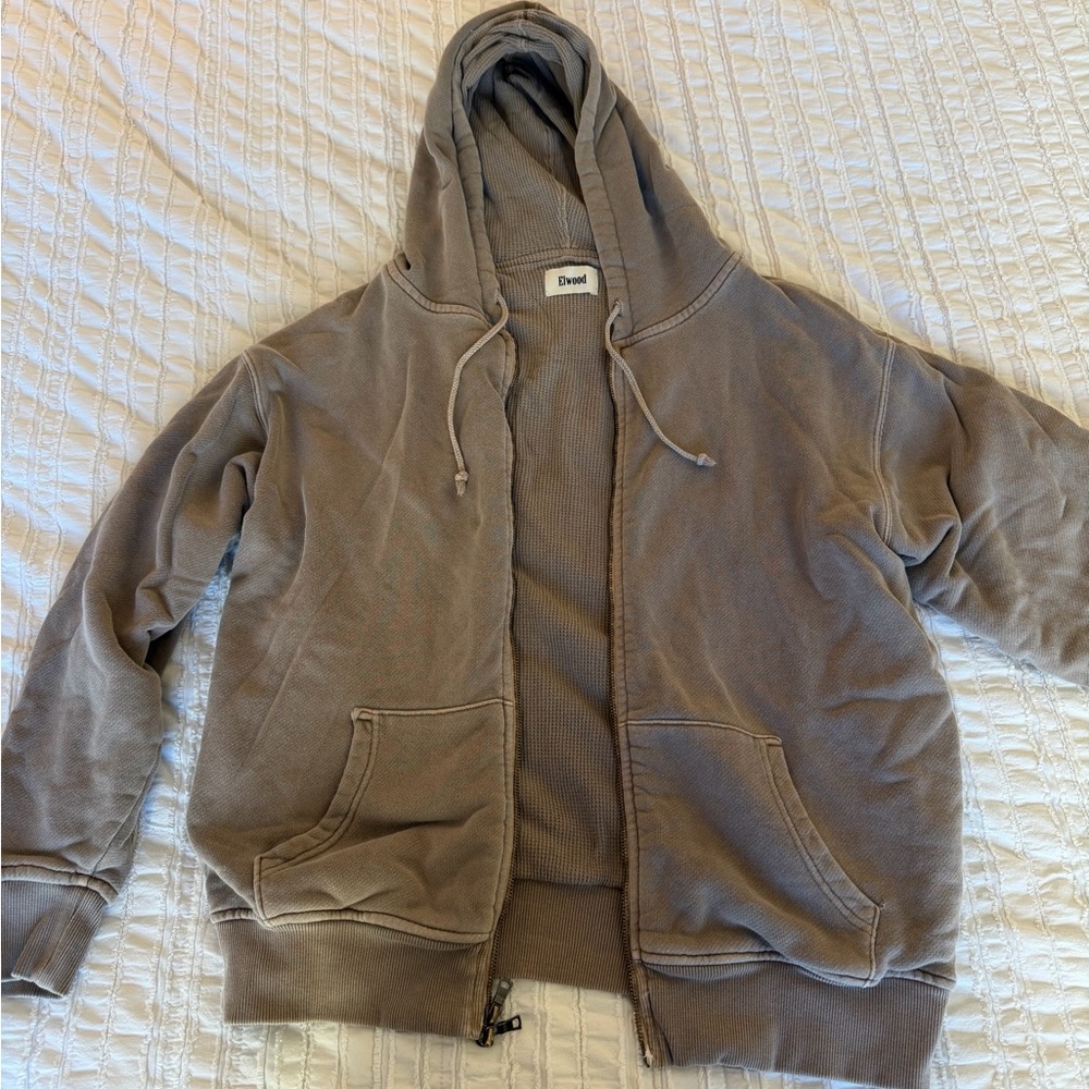 Elwood Vintage Core Zip Up Hoodie size S